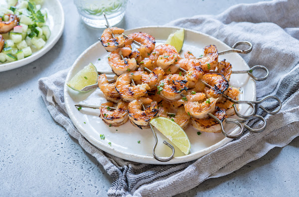 shrimp skewers wine pairing