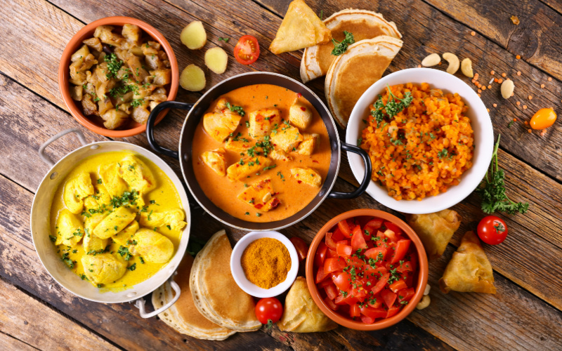 Guide for pairing thai food and wine.