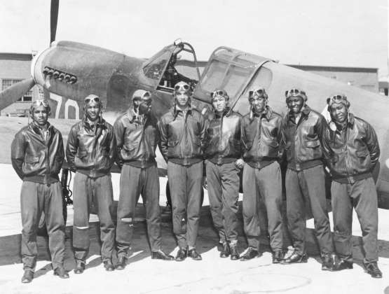 Tuskegee airmen wine tribute.