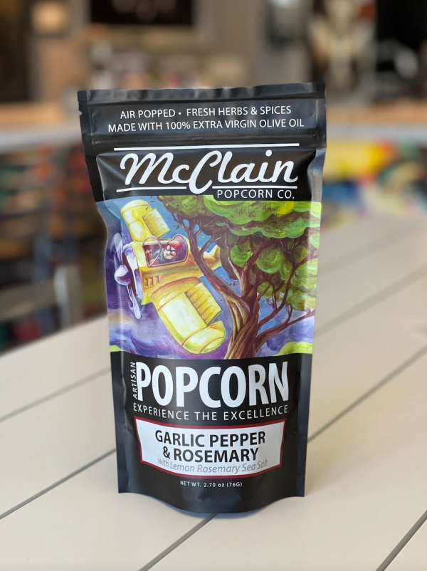 Garlic Pepper & Rosemary Artisan Popcorn
