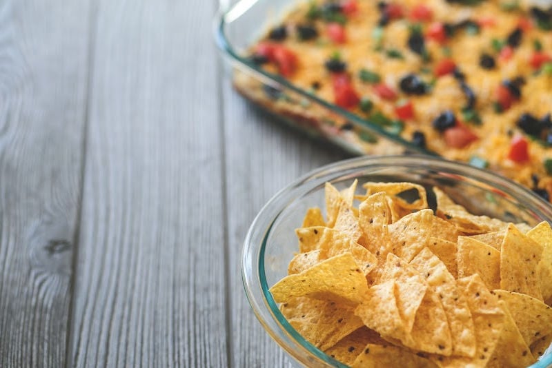 Best wine for seven layer bean dip.