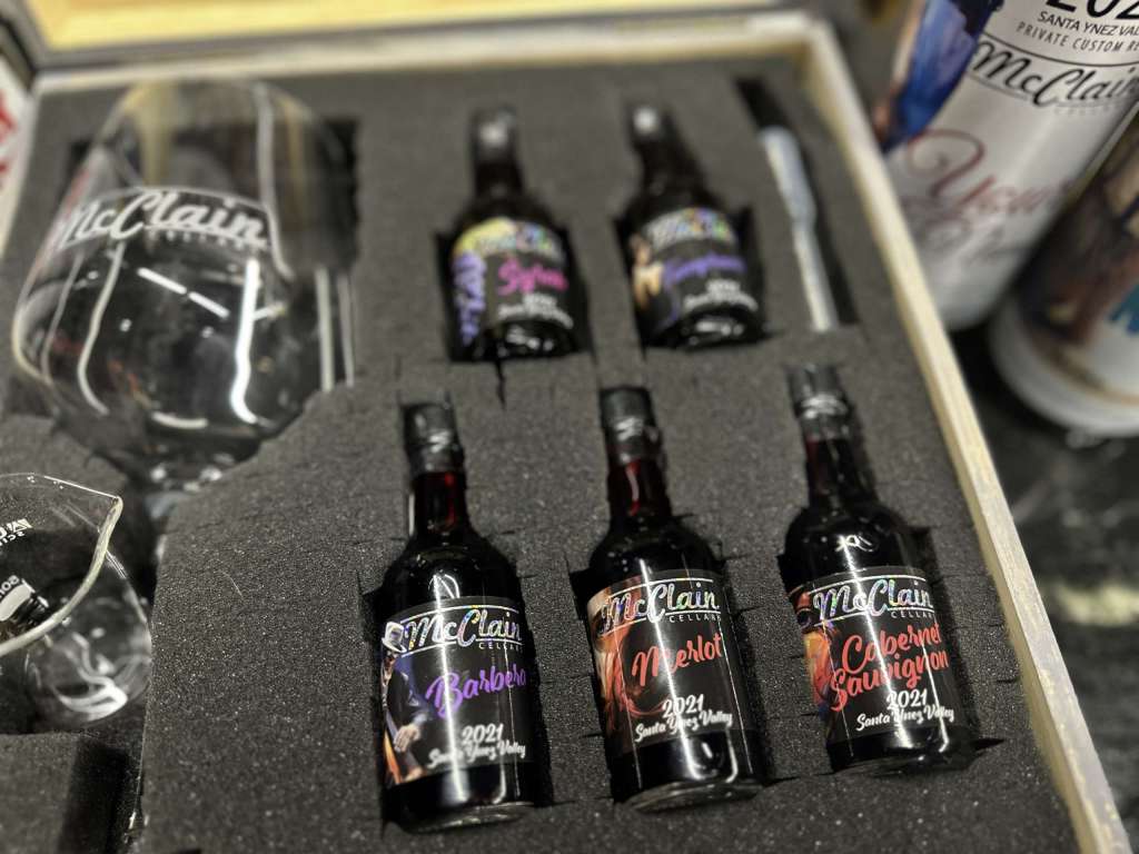 Best wine blending kit by Mcclain cellars.